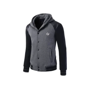 Gray With Black Jacket