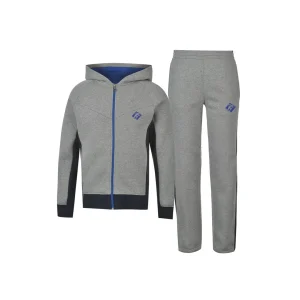 Gray With Black Track Suit