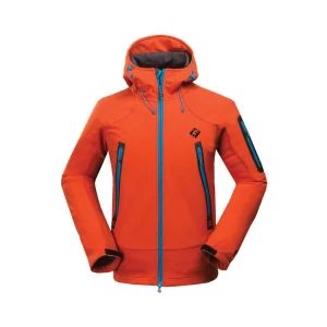 Orange With Gray Jacket